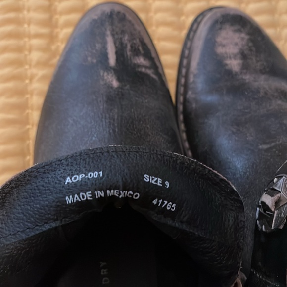 Women’s Chinese Laundry - Austin western bootie sz 9 - black/brown (distressed) - Picture 3 of 5